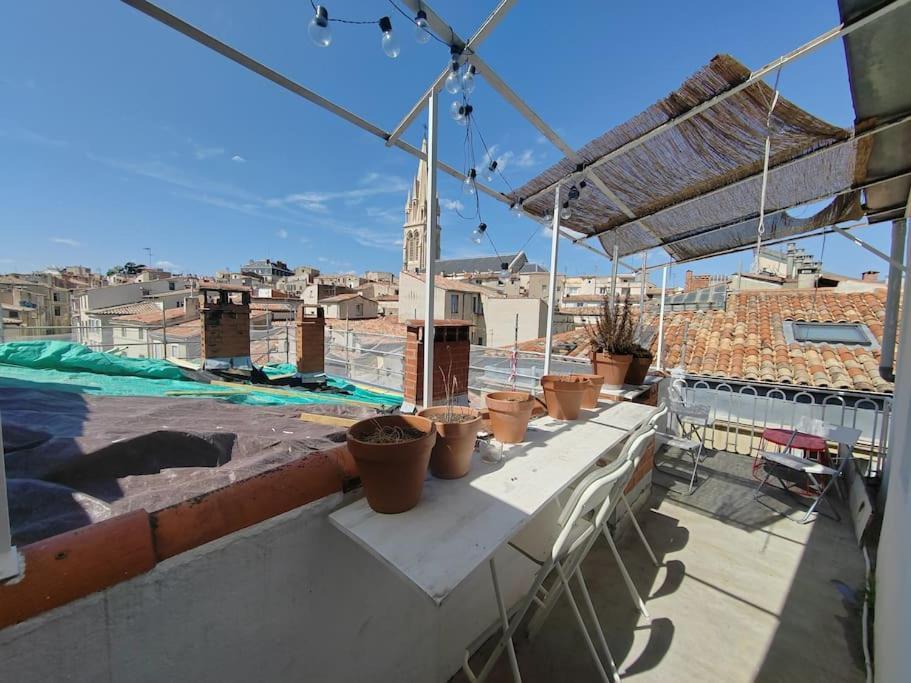 Superbe T3 Terrasse Avec Vue Centre Historique Apartment Montpellier Exterior foto